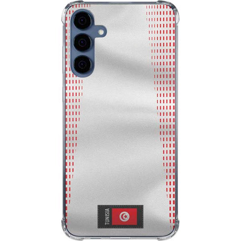 Tunisia Soccer Flag Galaxy A35 5G Clear Case